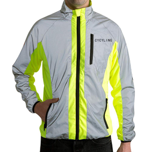ファクトリーダイレクトリフレクティブファッションサイクリングランニングマンジャケット