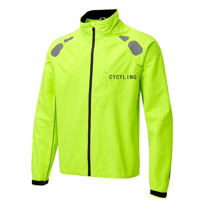 工場直販100％ポリエステル反射ファッションHiVisサイクリングジャケット